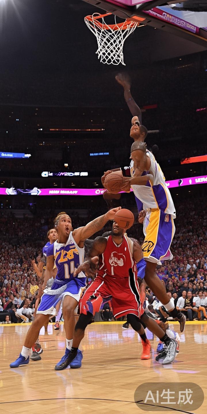 作为NBA季后赛中的焦点战役，湖人和热火的这场比赛